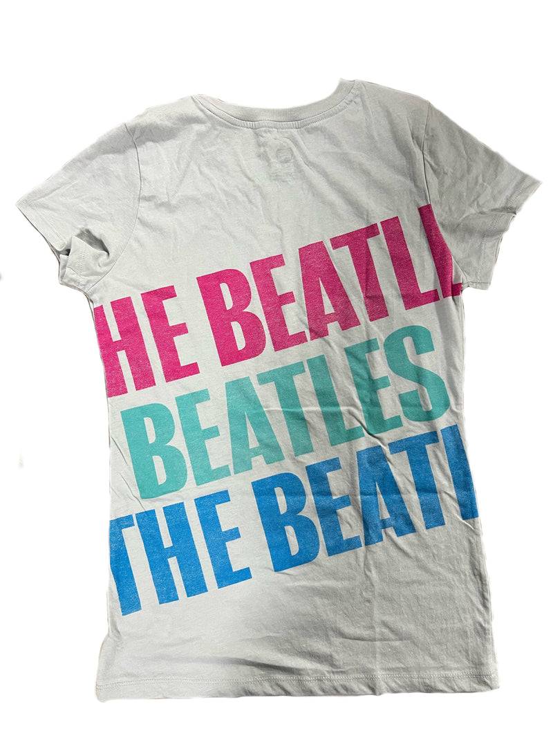 The Beatles - Pop Art Juniors T Shirt Juniors T-Shirts Old Glory