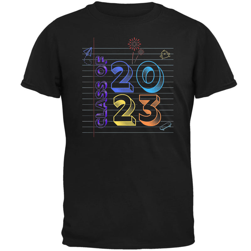 Class of 2023 Graduation Notebook Doodle T Shirt  Old Glory