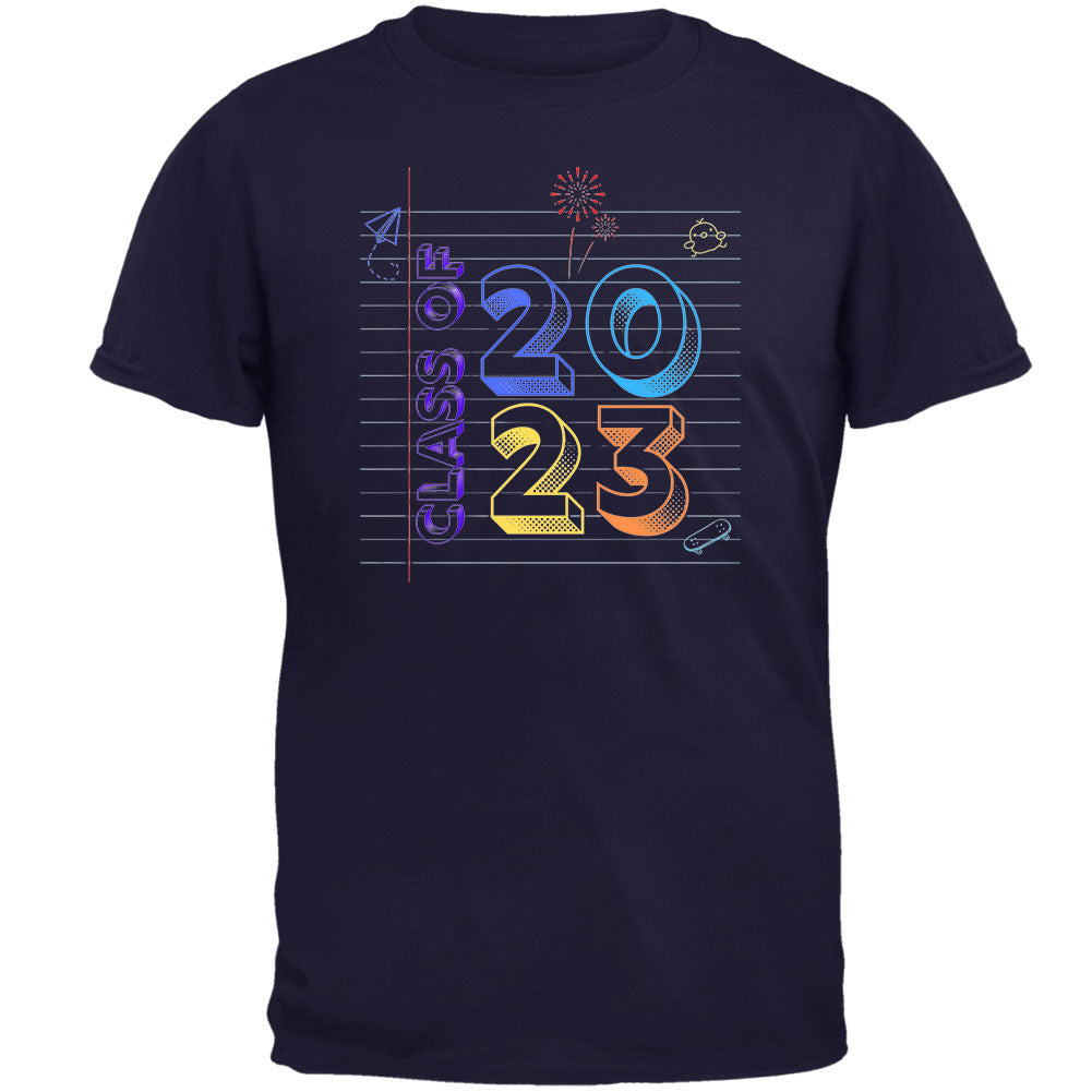 Class of 2023 Graduation Notebook Doodle T Shirt  Old Glory