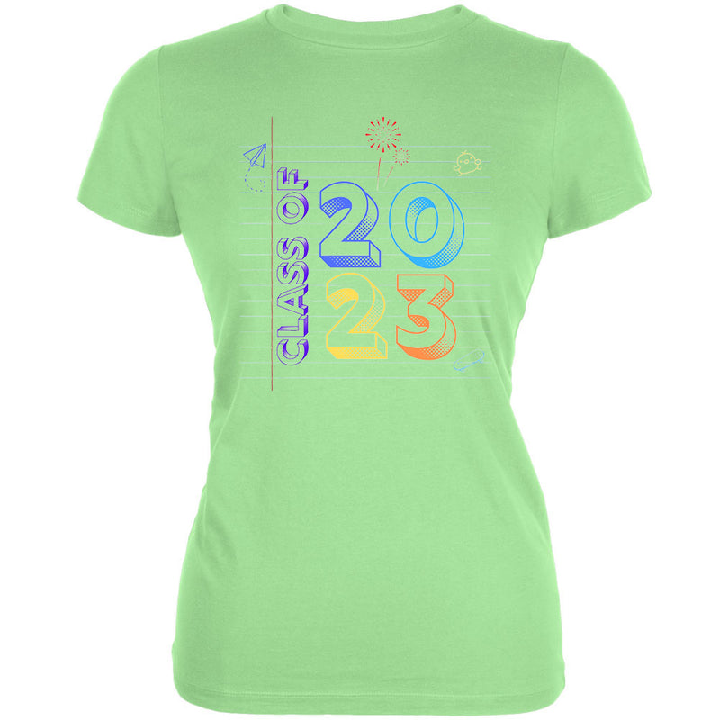 Class of 2023 Graduation Notebook Doodle Juniors T Shirt  Old Glory