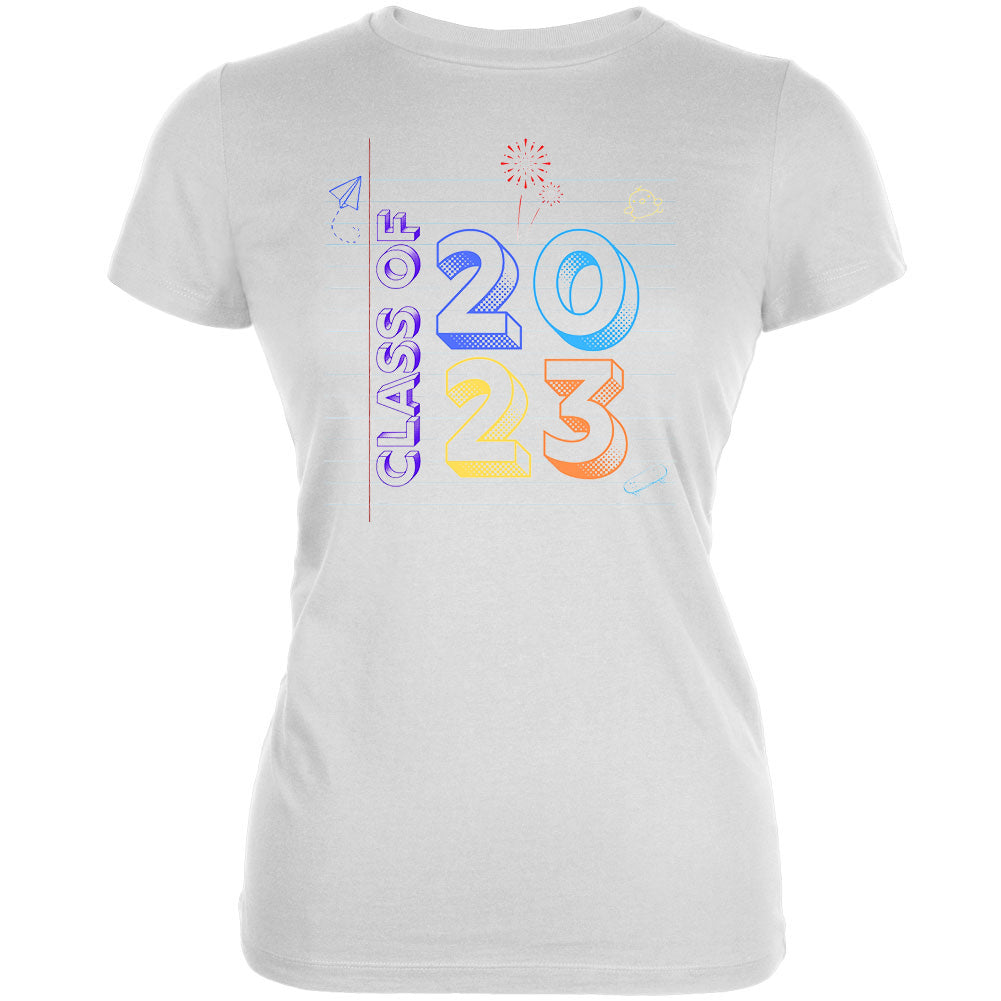 Class of 2023 Graduation Notebook Doodle Juniors T Shirt  Old Glory
