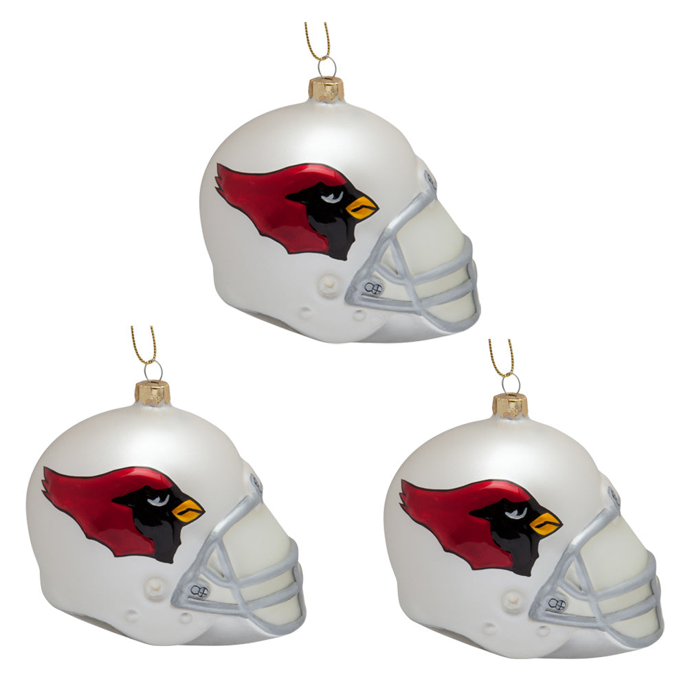 Arizona Cardinals - Glass Helmet Ornament 3 Pack - OS / Multicoloured Ornaments Old Glory