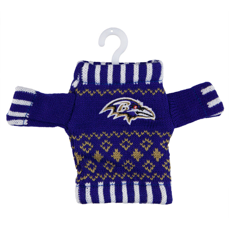 Baltimore Ravens - Knit Sweater Ornament 3 Pack - OS / Multicoloured Ornaments Old Glory