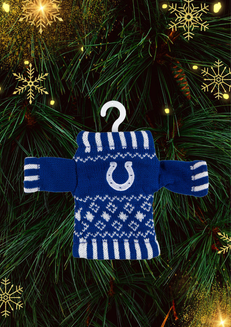 Indianapolis Colts - Knit Sweater Ornament 3 Pack - OS / Multicoloured Ornaments Old Glory