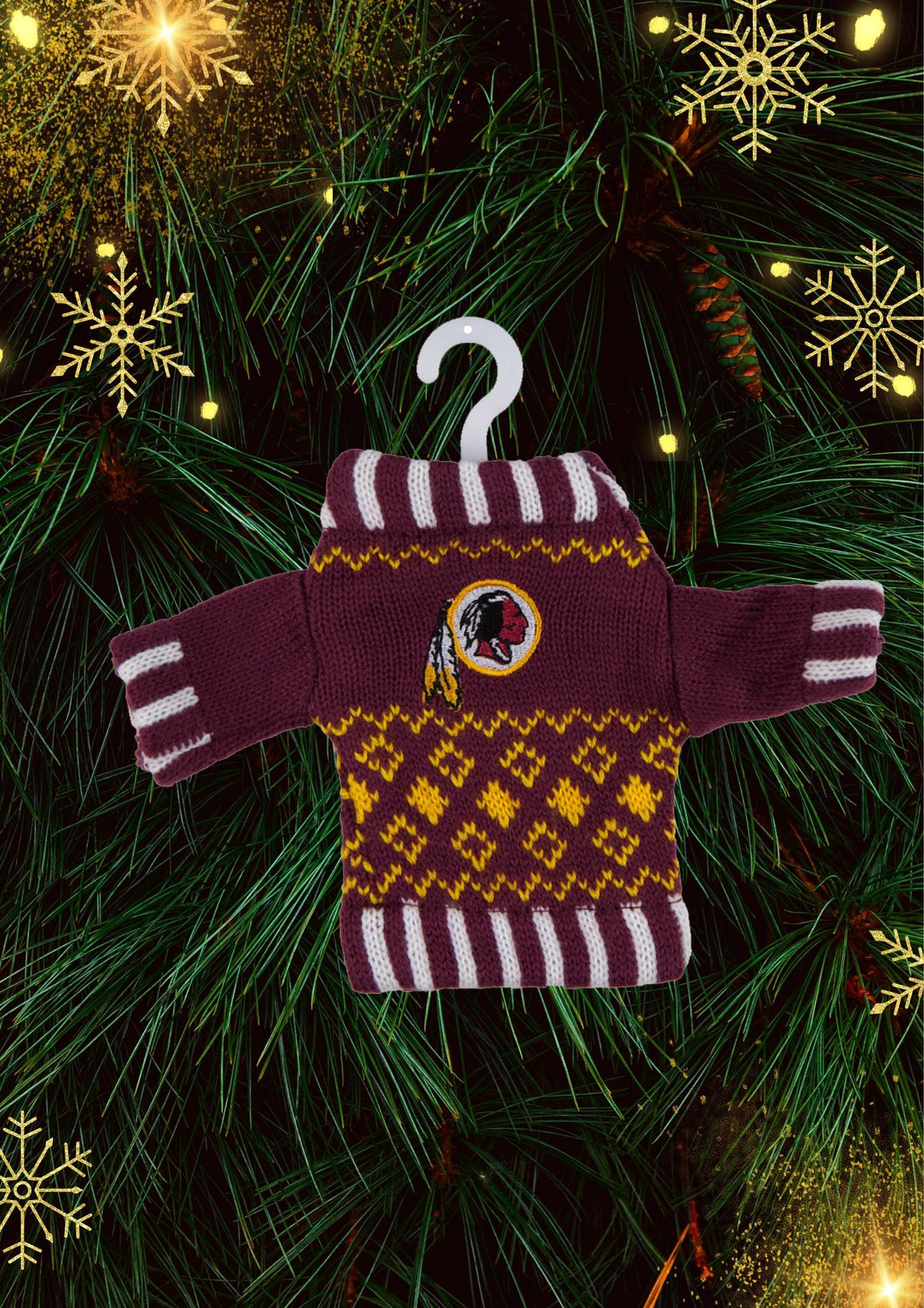 Washington Redskins - Knit Sweater Ornament 3 Pack - OS / Multicoloured Ornaments Old Glory