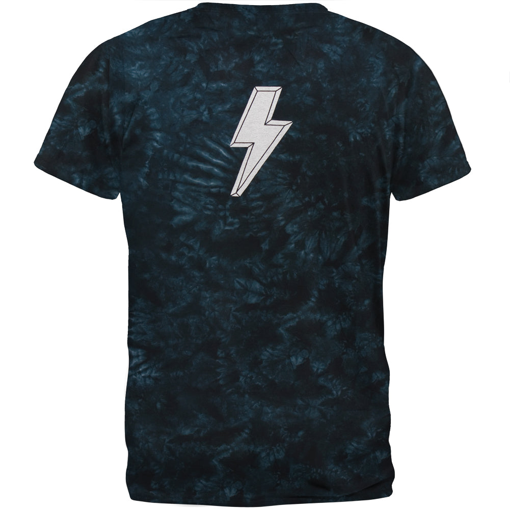 AC/DC - Back In Black Blue Tie Dye T-Shirt Men's T-Shirts AC/DC