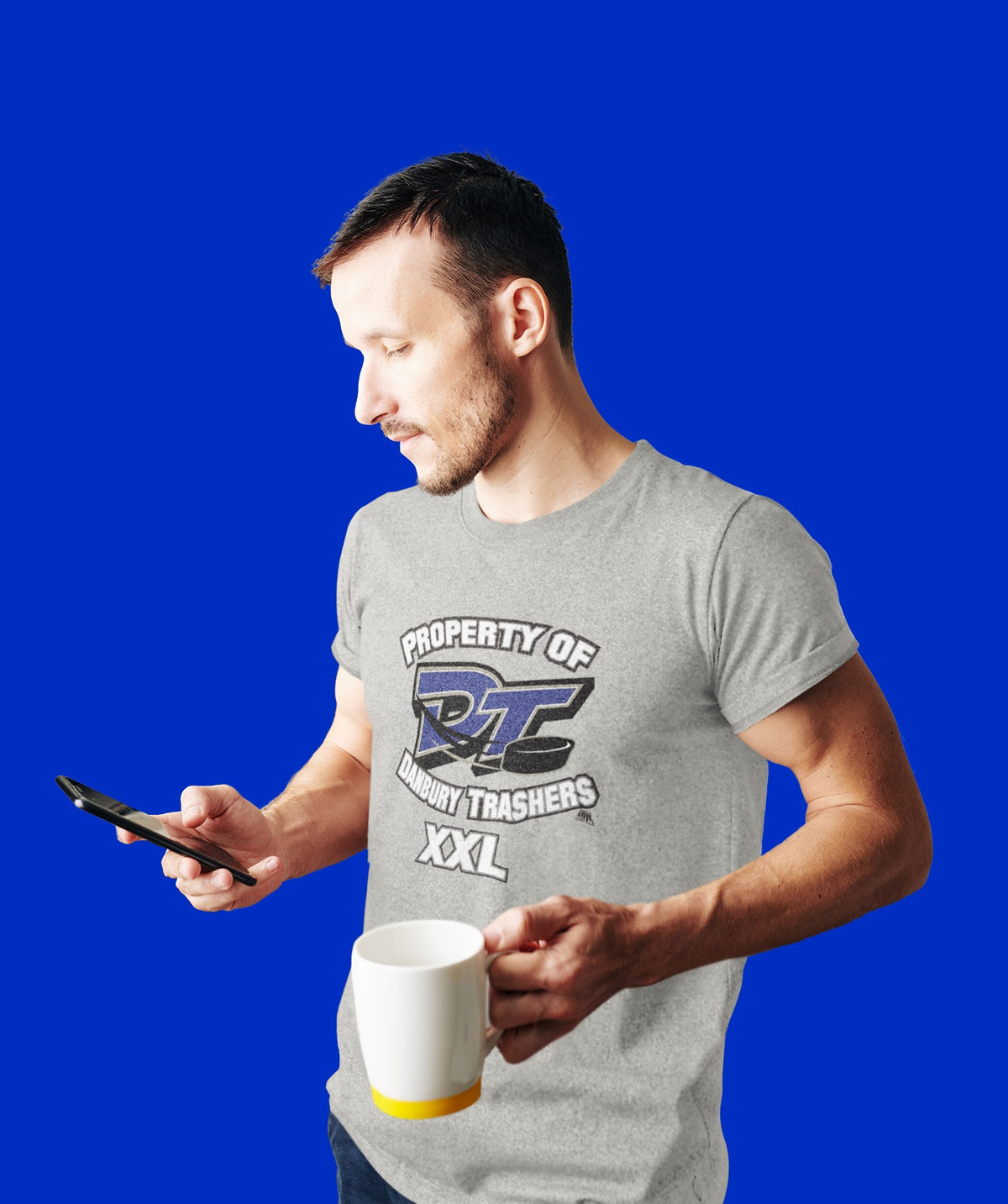 Danbury Trashers - Property Of XXL Adult T-Shirt Men's T-Shirts Danbury Trashers