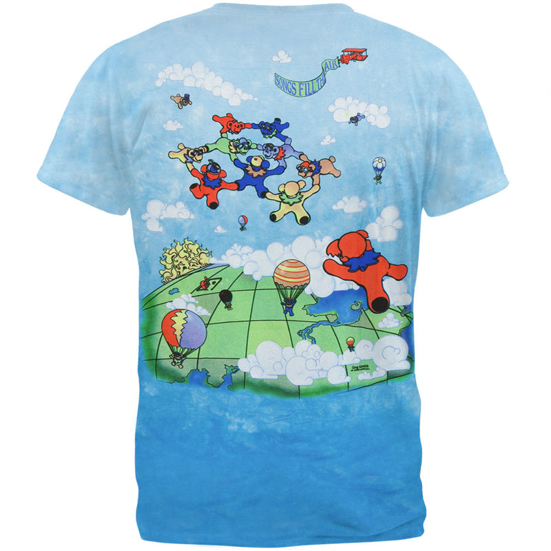 Grateful Dead - Parachuting Bears Tie Dye T-Shirt Men's T-Shirts Grateful Dead