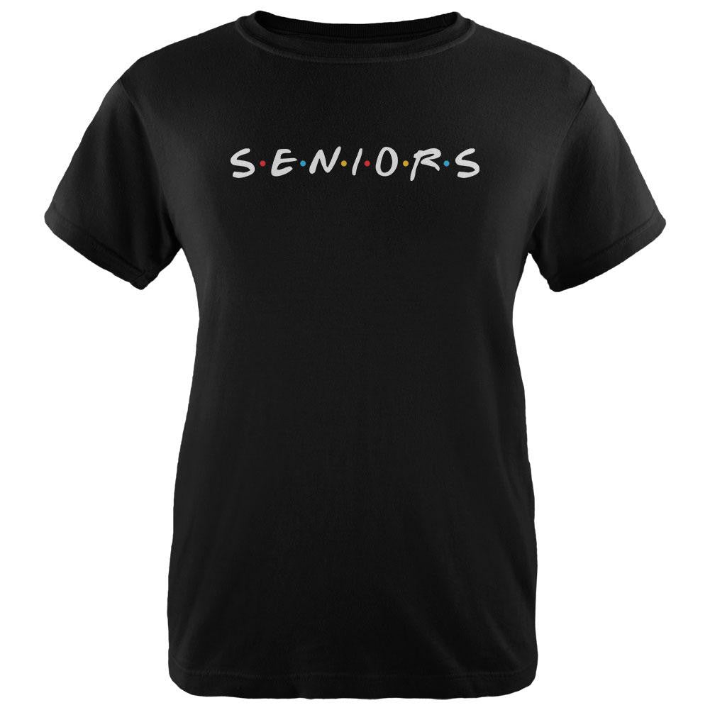 Graduation Seniors Parody Womens T Shirt Women's T-Shirts Old Glory LG Black