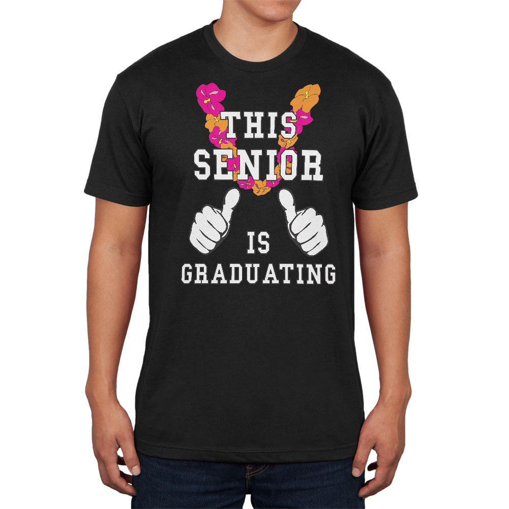 Graduation This Senior is Graduating Mens T Shirt Men's T-Shirts Old Glory 2XL Black