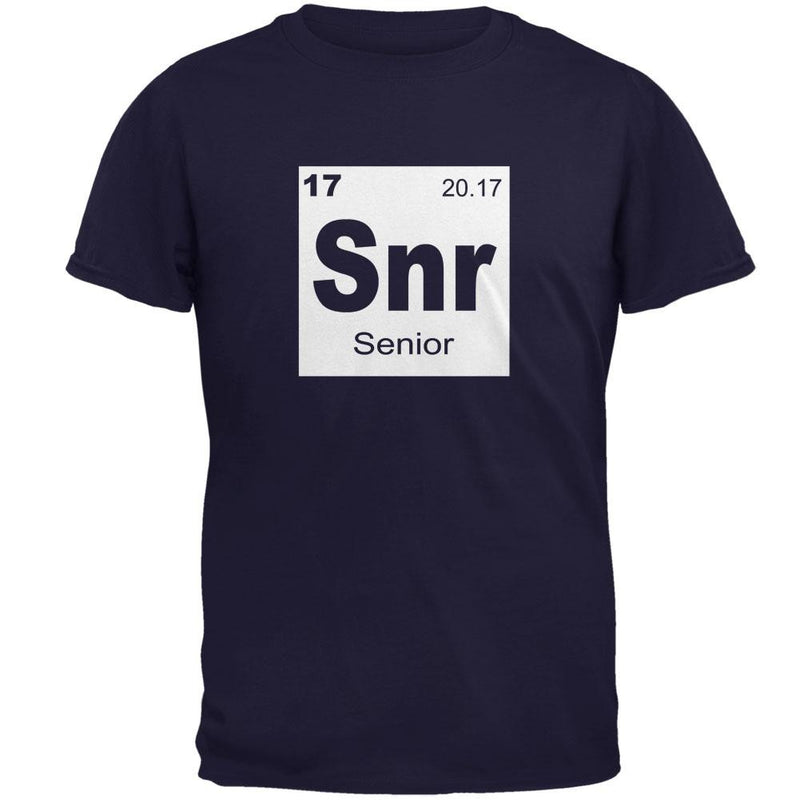 Graduation - Senior Periodic Table 2017 Mens T Shirt Men's T-Shirts Old Glory 2XL Navy