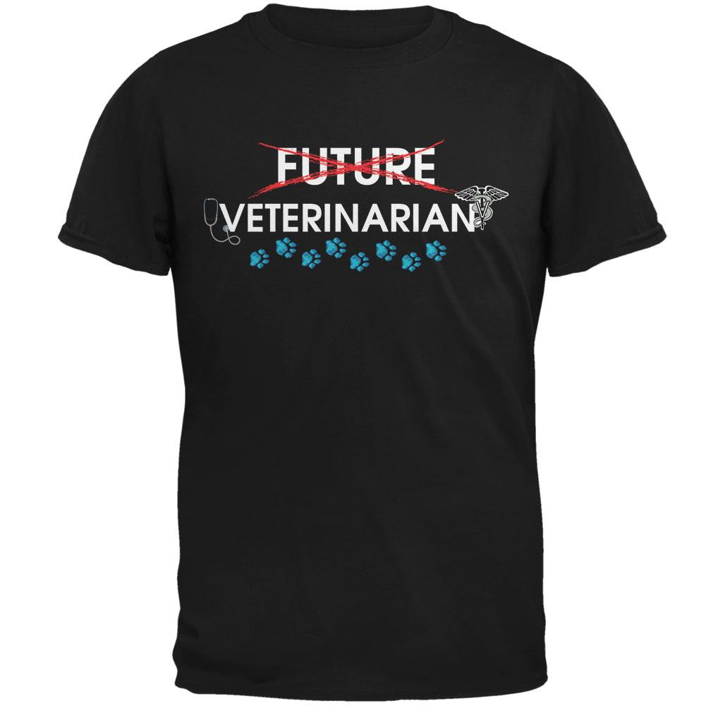 Graduation - Future Veterinarian Mens T Shirt Men's T-Shirts Old Glory 2XL Black