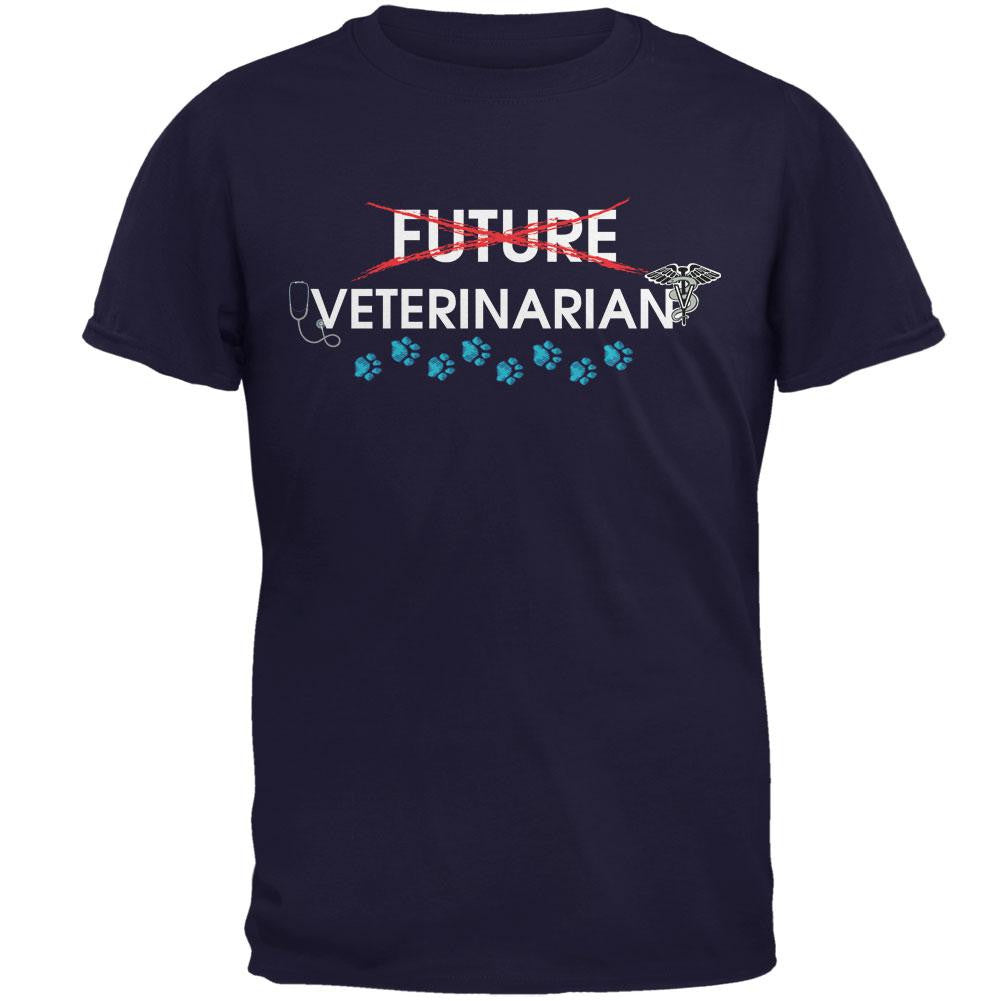 Graduation - Future Veterinarian Mens T Shirt Men's T-Shirts Old Glory 2XL Navy