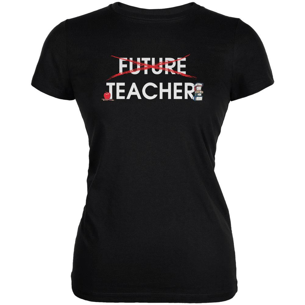 Graduation - Future Teacher Juniors Soft T Shirt Men's T-Shirts Old Glory 2XL Black