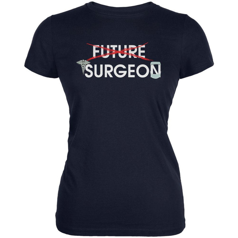 Graduation - Future Surgeon Juniors Soft T Shirt Juniors T-Shirts Old Glory 2XL Navy