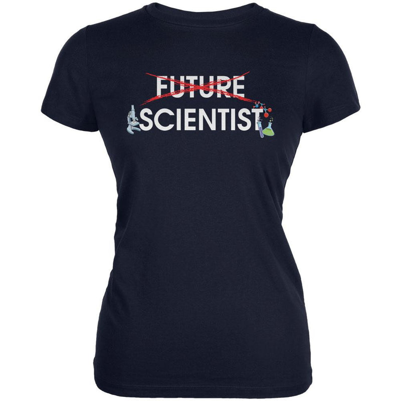 Graduation - Future Scientist Juniors Soft T Shirt Juniors T-Shirts Old Glory 2XL Navy