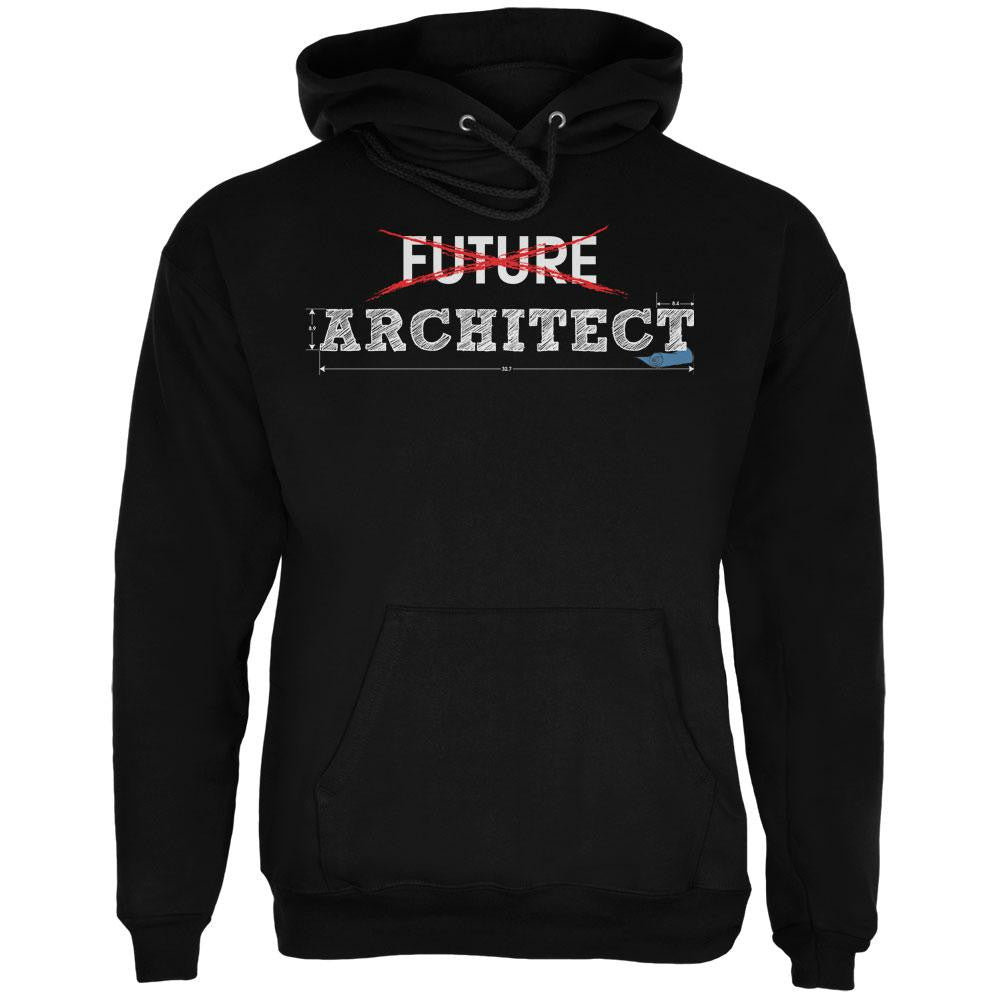 Graduation - Future Architect Mens Hoodie Men's Hoodies Old Glory 2XL Black