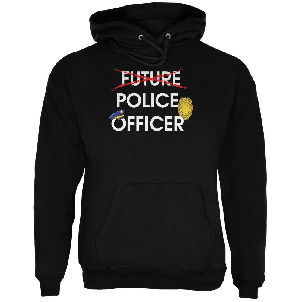 Graduation - Future Police Officer Mens Hoodie Men's Hoodies Old Glory 2XL Black