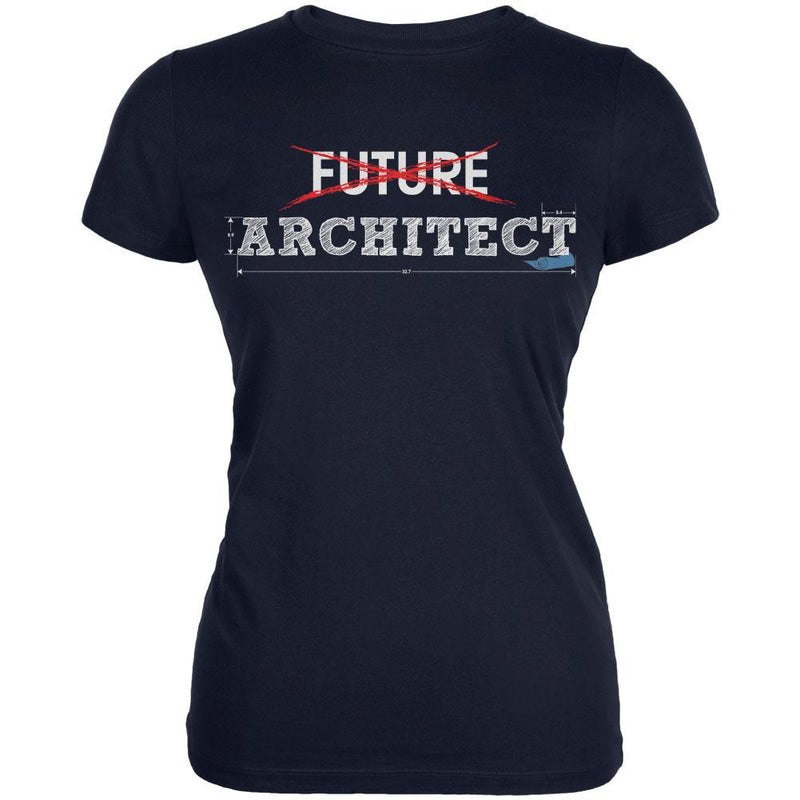 Graduation - Future Architect Juniors Soft T Shirt Juniors T-Shirts Old Glory 2XL Navy
