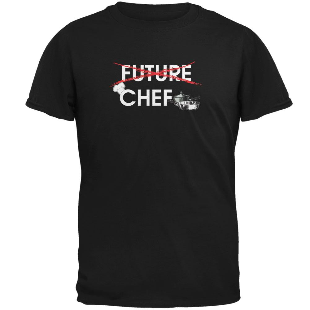Graduation - Future Chef Mens T Shirt Men's T-Shirts Old Glory 2XL Black