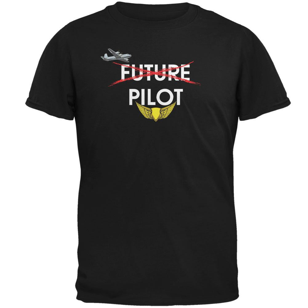 Graduation - Future Pilot Mens T Shirt Men's T-Shirts Old Glory 2XL Black
