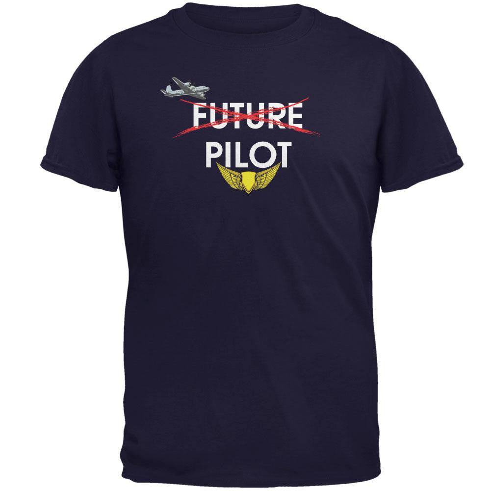 Graduation - Future Pilot Mens T Shirt Men's T-Shirts Old Glory 2XL Navy