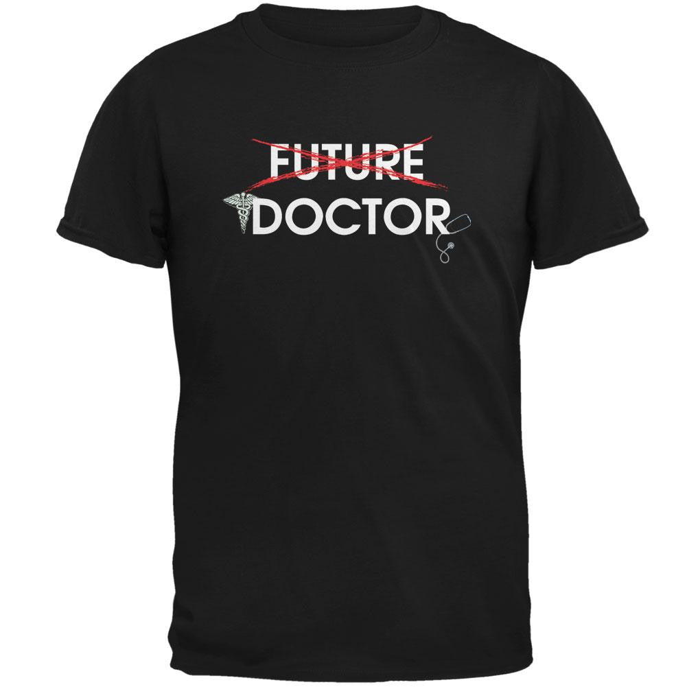 Graduation - Future Doctor Mens T Shirt Men's T-Shirts Old Glory 2XL Black