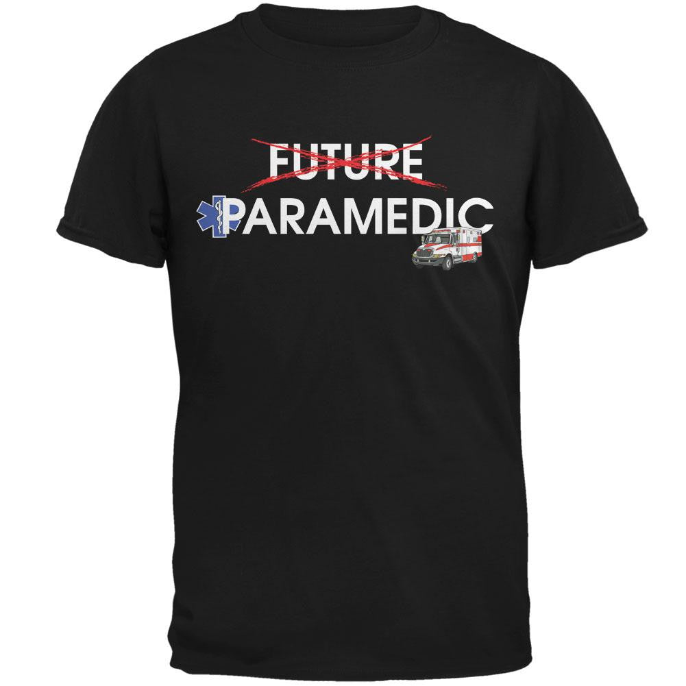 Graduation - Future Paramedic Mens T Shirt Men's T-Shirts Old Glory 2XL Black