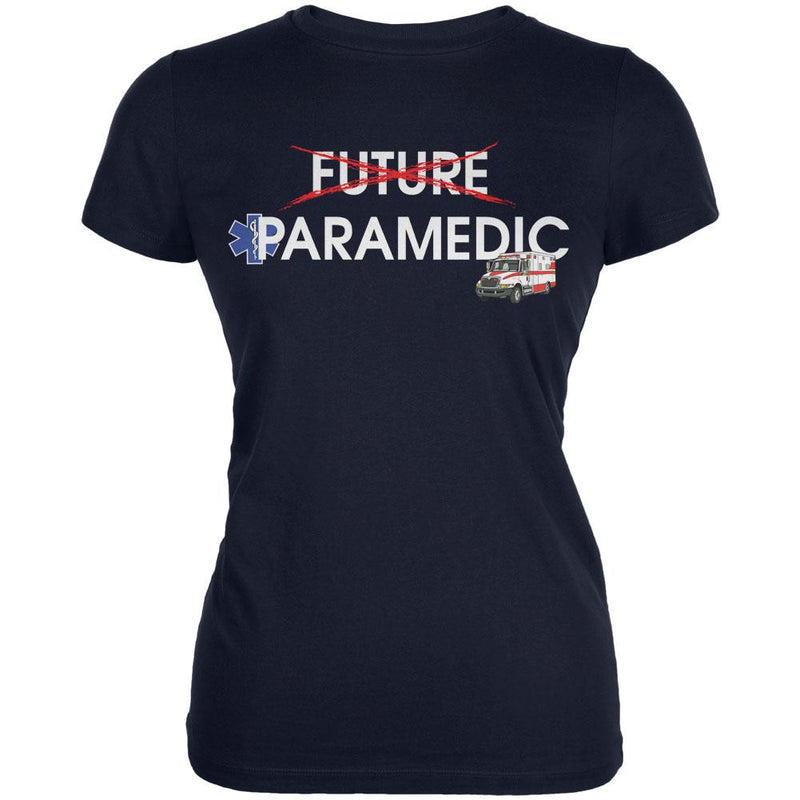 Graduation - Future Paramedic Juniors Soft T Shirt Juniors T-Shirts Old Glory 2XL Navy