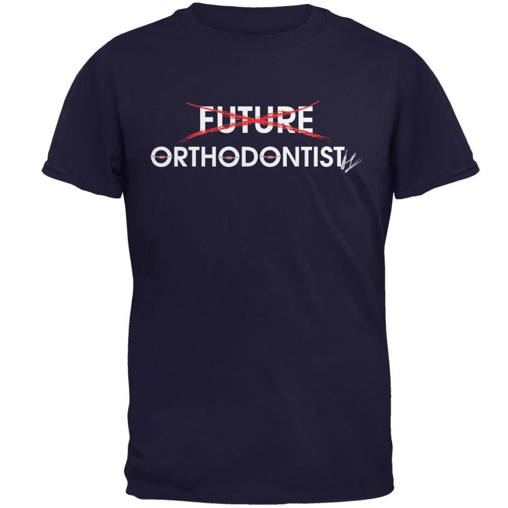 Graduation - Future Orthodontist Mens T Shirt Men's T-Shirts Old Glory 2XL Navy