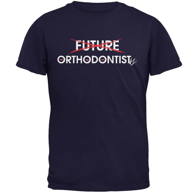 Graduation - Future Orthodontist Mens T Shirt Men's T-Shirts Old Glory 2XL Navy