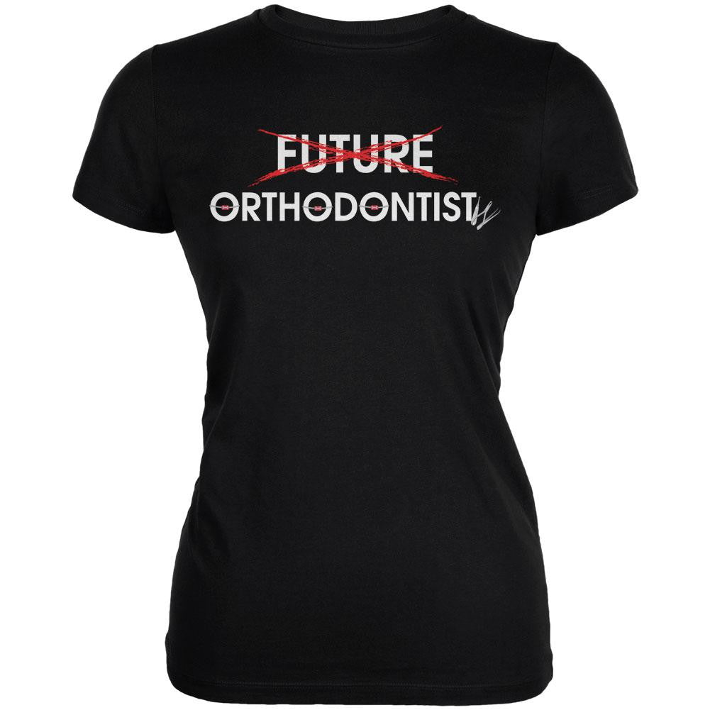 Graduation - Future Orthodontist Juniors Soft T Shirt Juniors T-Shirts Old Glory 2XL Black