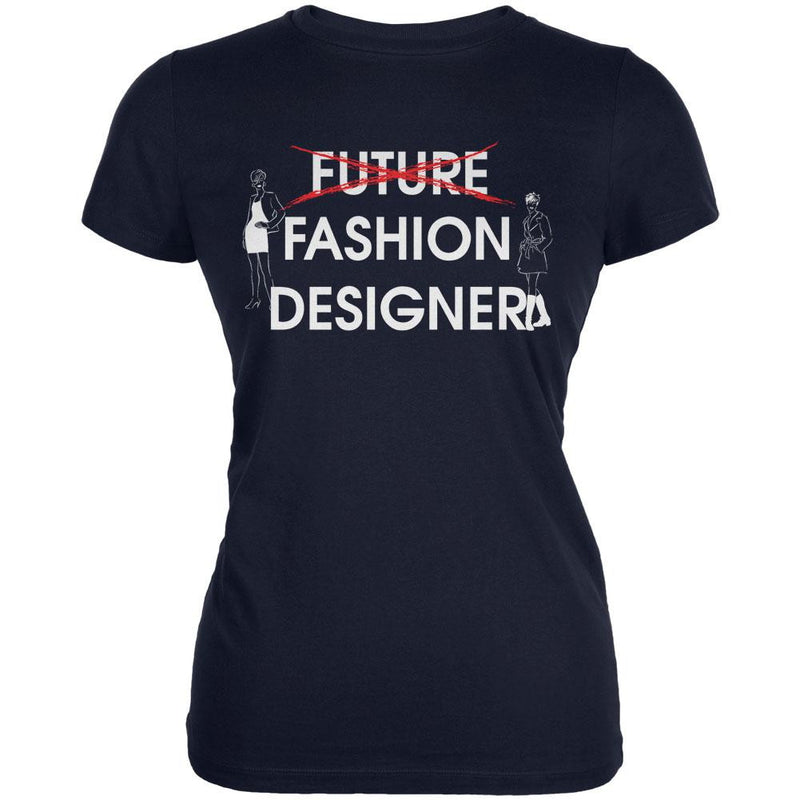Graduation - Future Fashion Designer Juniors Soft T Shirt Juniors T-Shirts Old Glory 2XL Navy