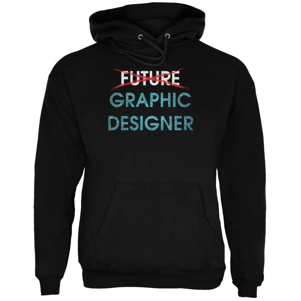 Graduation - Future Graphic Designer Mens Hoodie Men's Hoodies Old Glory 2XL Black