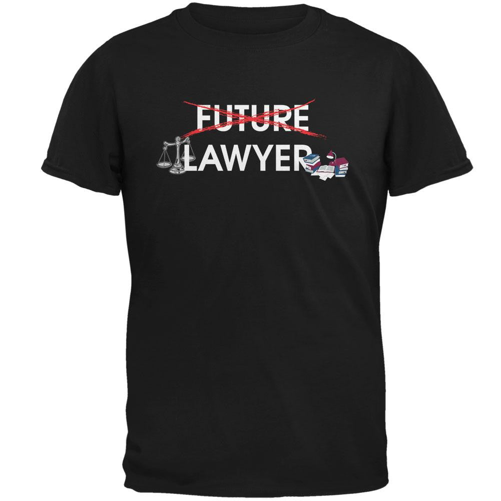 Graduation - Future Lawyer Mens T Shirt Men's T-Shirts Old Glory 2XL Black