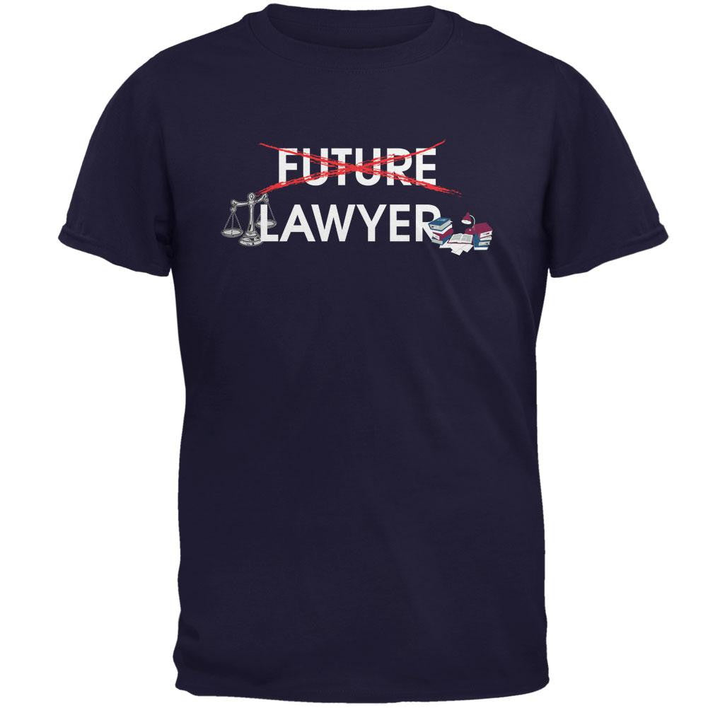 Graduation - Future Lawyer Mens T Shirt Men's T-Shirts Old Glory 2XL Navy