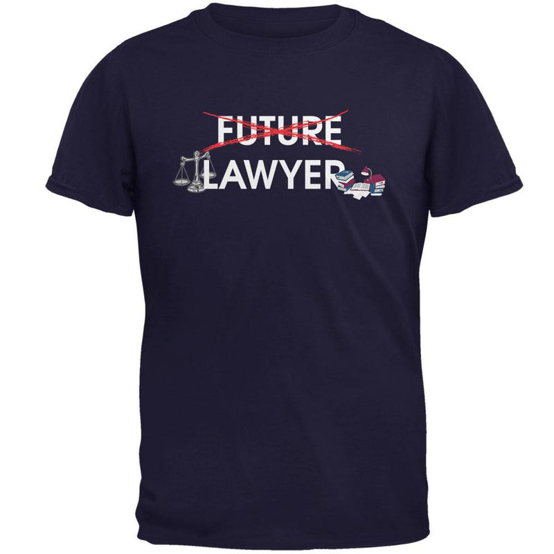 Graduation - Future Lawyer Mens T Shirt Men's T-Shirts Old Glory 2XL Navy