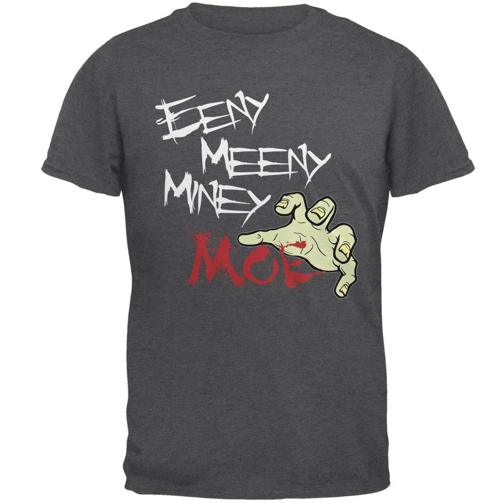 Eeny Meeny Miney Moe Zombie Hand Mens T Shirt Men's T-Shirts Old Glory 2XL Grey