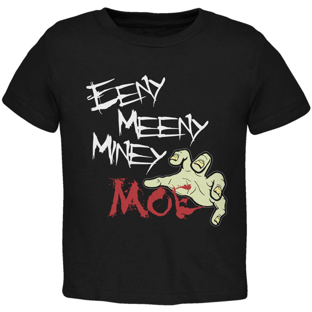 Eeny Meeny Miney Moe Zombie Hand Toddler T Shirt Toddler T-Shirts Old Glory 2T Black