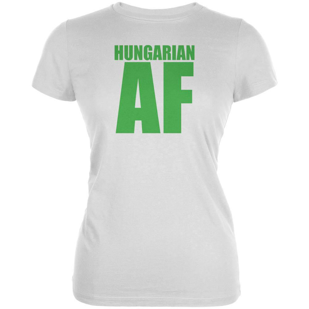 Hungarian AF Juniors Soft T Shirt Juniors T-Shirts Old Glory 2XL White