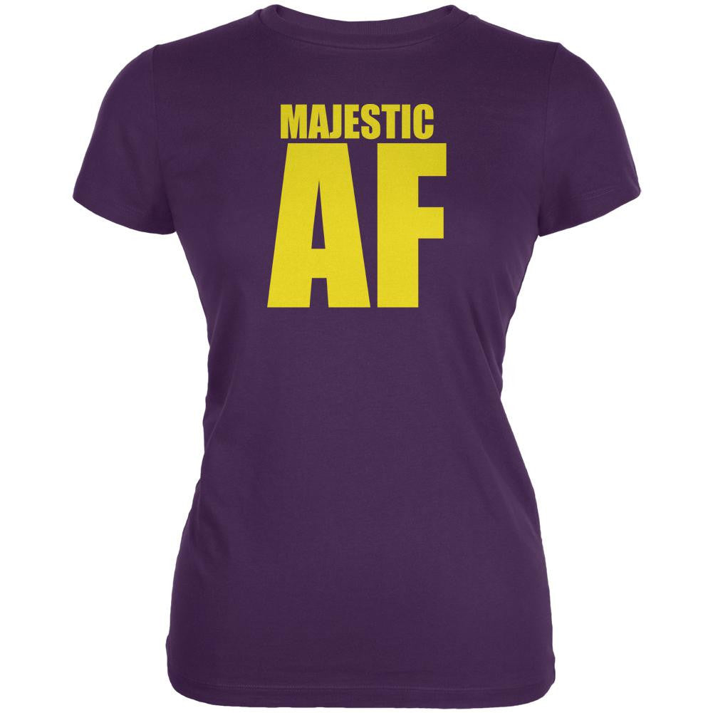 Majestic AF Juniors Soft T Shirt Juniors T-Shirts Old Glory 2XL Purple