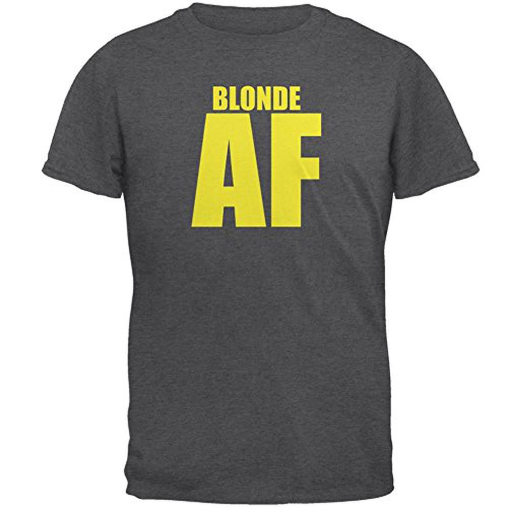 Blonde AF Mens T Shirt Men's T-Shirts Old Glory 2XL Grey