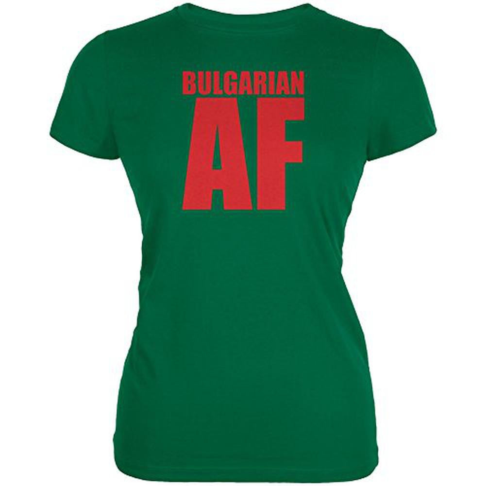 Bulgarian AF Juniors Soft T Shirt Juniors T-Shirts Old Glory 2XL Green