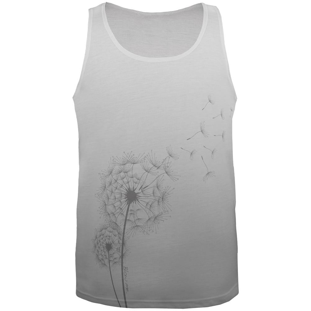 Dandelion Blow Me Funny All Over Mens Tank Top Men's Tank Tops Old Glory 3XL Multi
