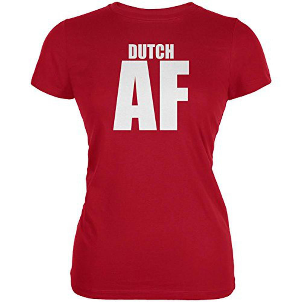 Dutch AF Juniors Soft T Shirt Juniors T-Shirts Old Glory 2XL Red
