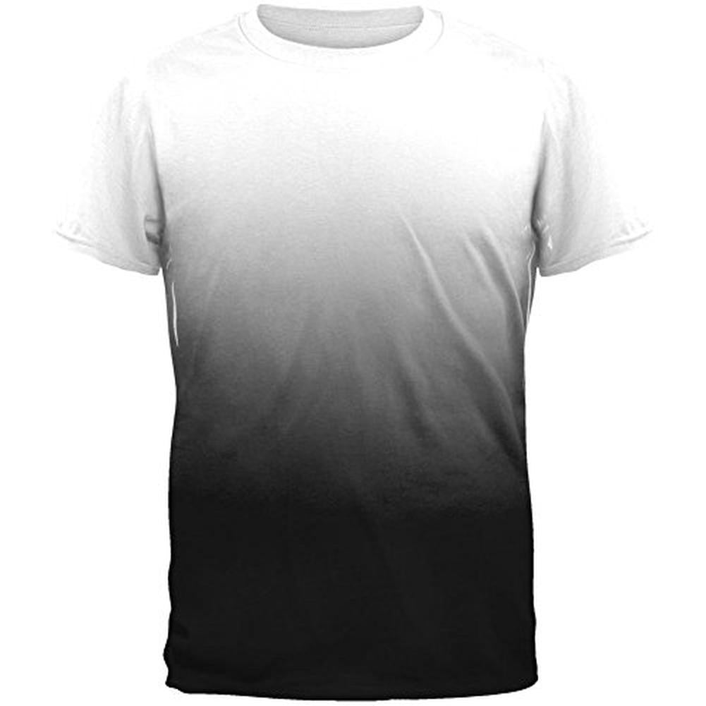 Fade to Black All Over Mens T-Shirt Men's T-Shirts Old Glory SM Multi