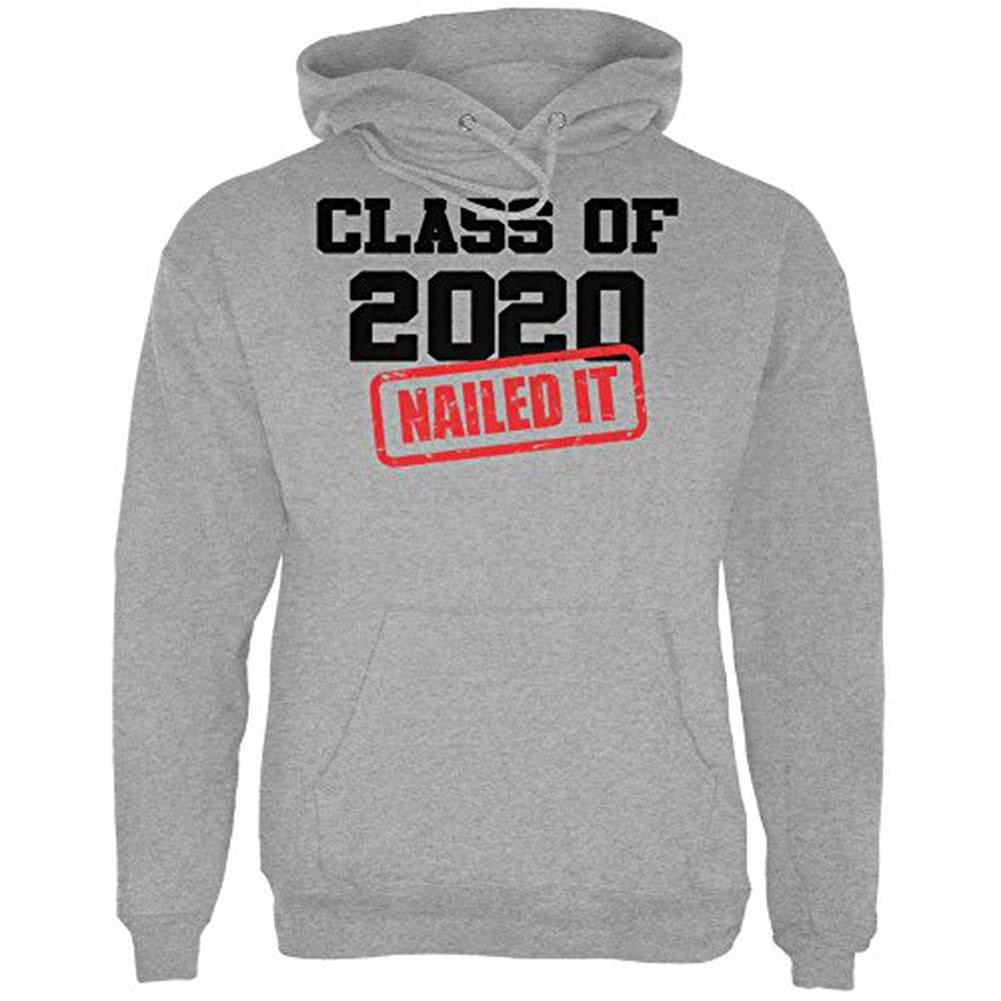Graduation - Class of 2020 Nailed It Mens Hoodie Men's Hoodies Old Glory 2XL Green