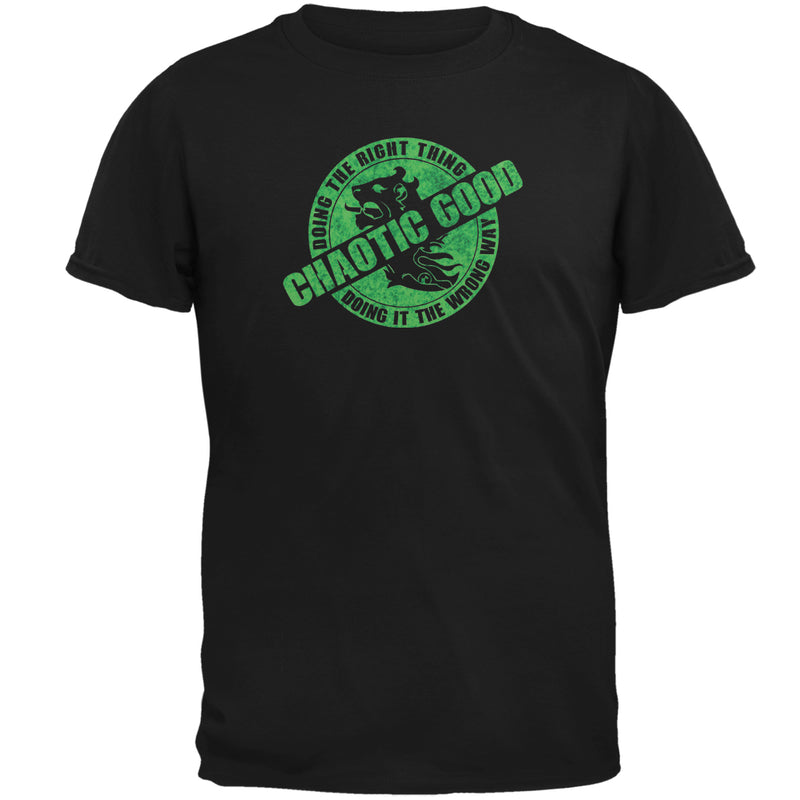 Alignment Chaotic Good Mens T Shirt Men's T-Shirts Old Glory 3XL Black