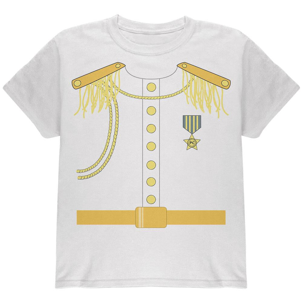 Halloween Prince Charming Costume Youth T Shirt Youth T-Shirts Old Glory LG White