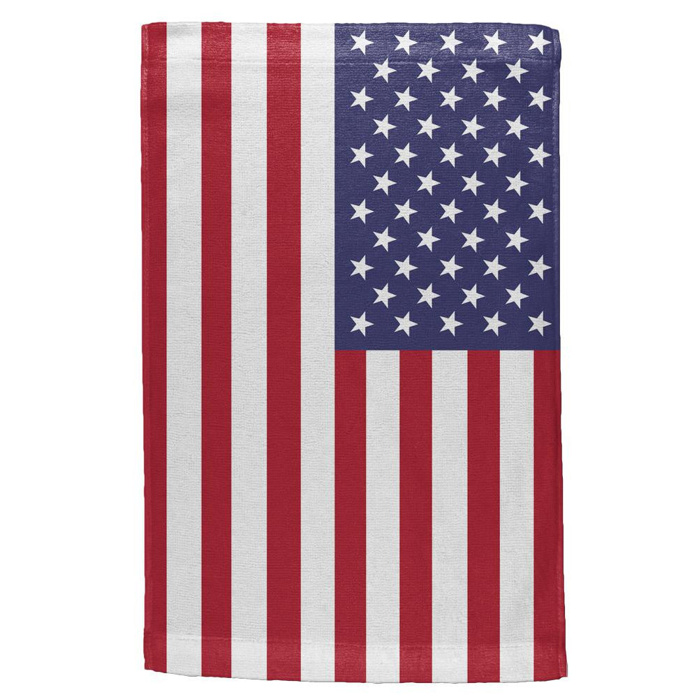 4th of July American Flag All Over Hand Towel Hand Towel Old Glory OS Multi